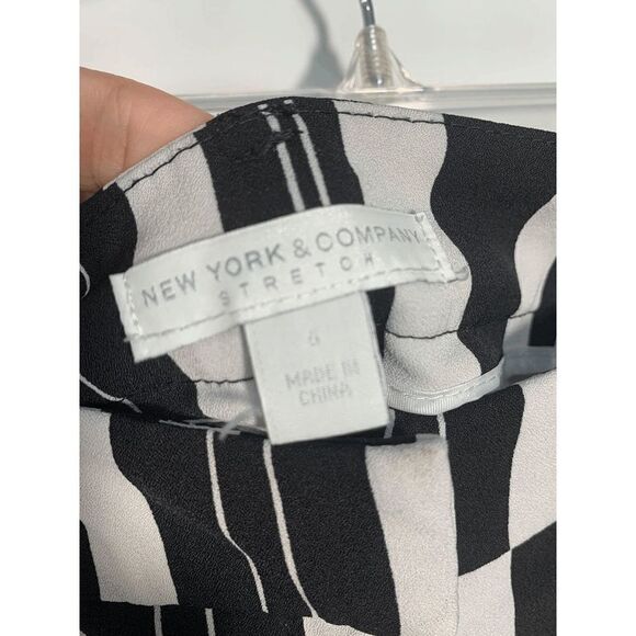 New York & Co Stretch Striped Wide Leg Trouser Pant - Picture 7 of 10